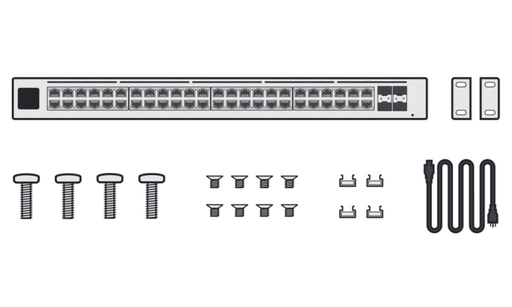 Ubiquiti UniFi Switch 48 - 48x GbE, 4x SFP, Fanless