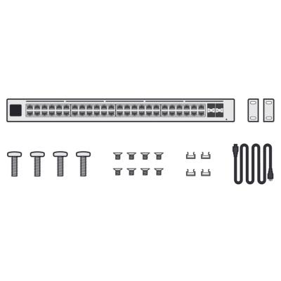 Ubiquiti UniFi Switch 48 - 48x GbE, 4x SFP, Fanless