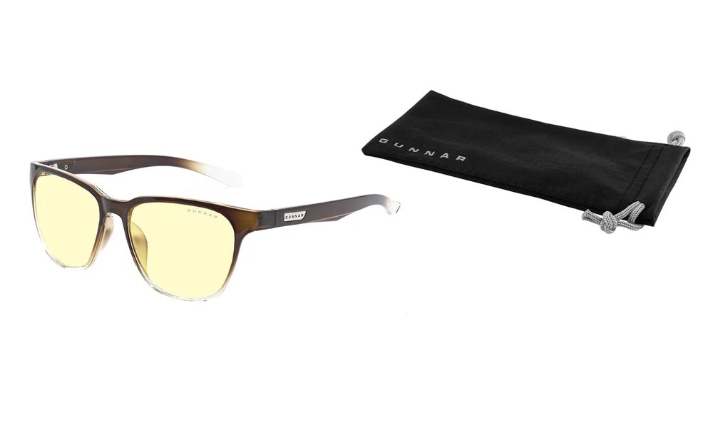 GUNNAR kancelářske/herní brýle BERKELEY LATTE/FADE * jantárová skla * BLF 65 * GUNNAR focus