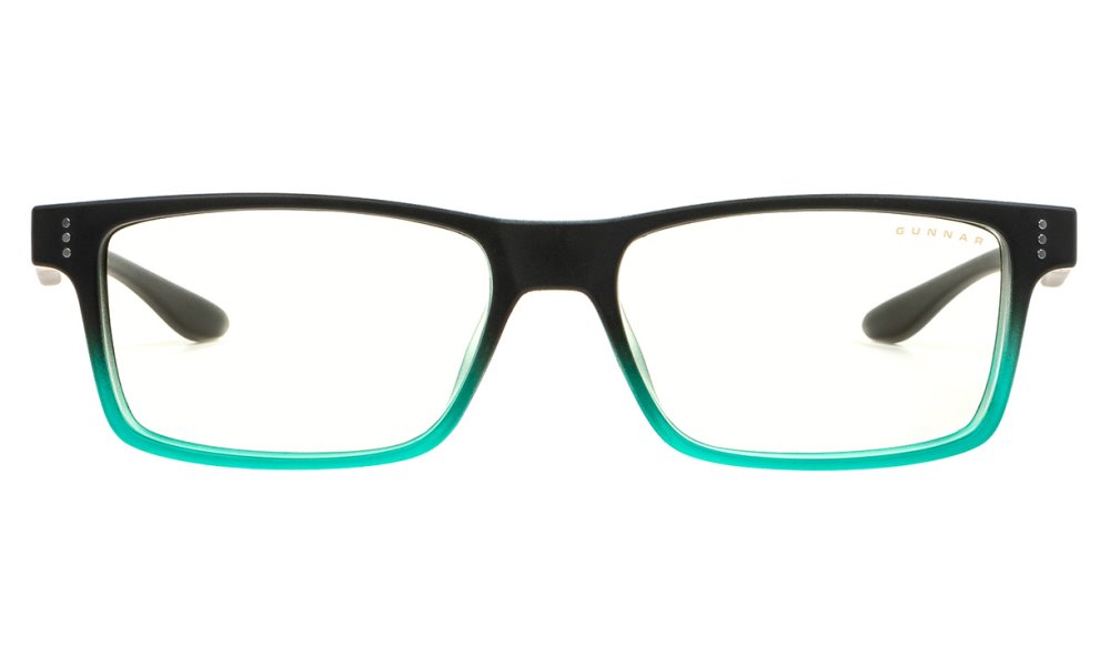 GUNNAR kancelářske/herní brýle CRUZ ONYX-TEAL * čírá skla * BLF 35 * NATURAL focus