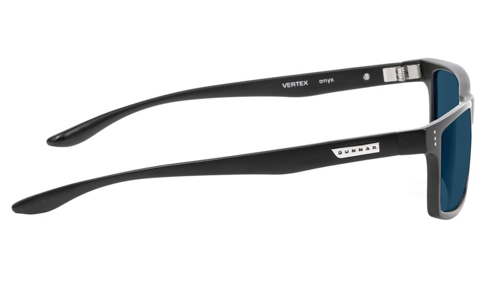 GUNNAR kancelářske/herní brýle VERTEX ONYX * sluneční skla * BLF 90 * NATURAL focus