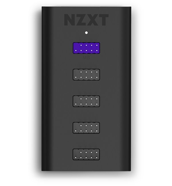 NZXT AC-IUSBH-M3 USB Expansion rozšiřující karta 4x USB 2.0 interní, 1x USB 2.0 externí, uzavřené magnetické tělo