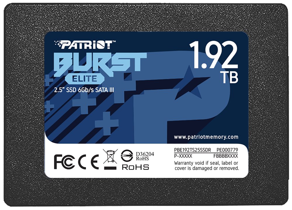 PATRIOT BURST ELITE 1,92TB SSD / Interní / 2,5" / SATA 6Gb/s /