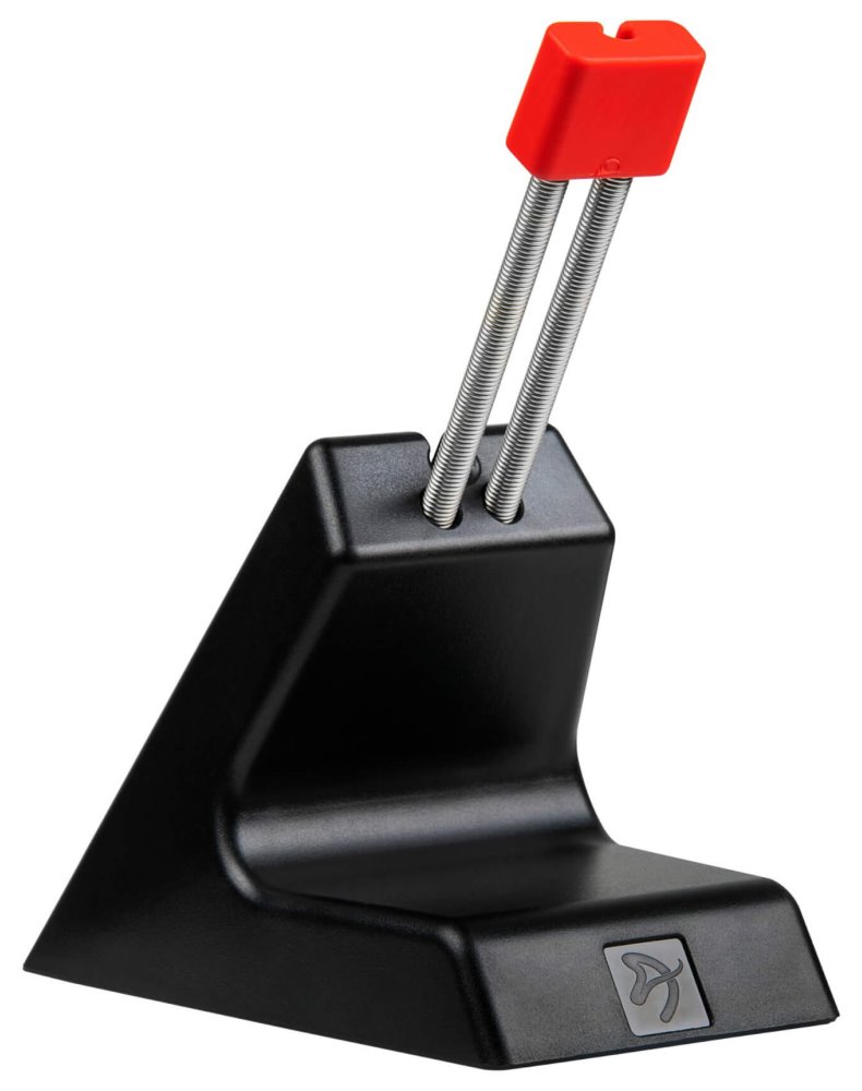 AROZZI ANCORA Mouse Bungee BlackRed/ držák kabelu pro herní myši/ černočervený/ nastavitelný