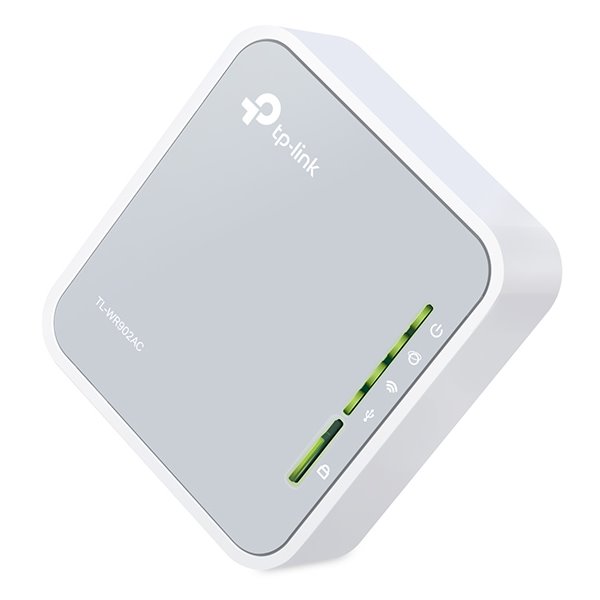 TP-Link TL-WR902AC   AC750 Mini Pocket Wi-Fi Router, 802.11ac/a/b/g/n, 3G/4G, 1x  10/100 WAN/LAN, 1x  USB2.0