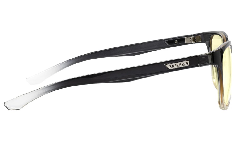 GUNNAR kancelářske/herní brýle BERKELEY ONYX/FADE * jantárová skla * BLF 65 * GUNNAR focus