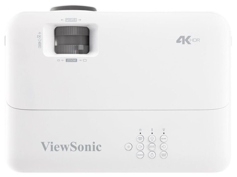 ViewSonic PX701-4K / UHD 3840x2160/ DLP projektor/ 3200 ANSI / 12000:1 / Repro/ 2xHDMI/ RS232 out / USB