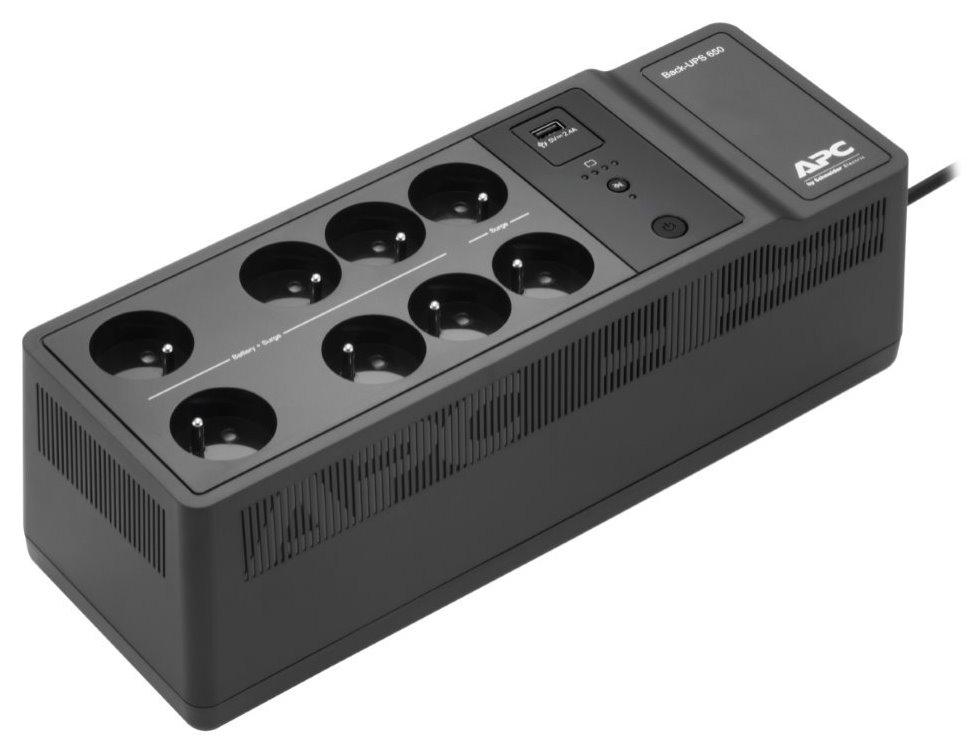 APC Back-UPS 650VA (400W)/ USB nabíjecí port/ 230V/ 8x česká zásuvka