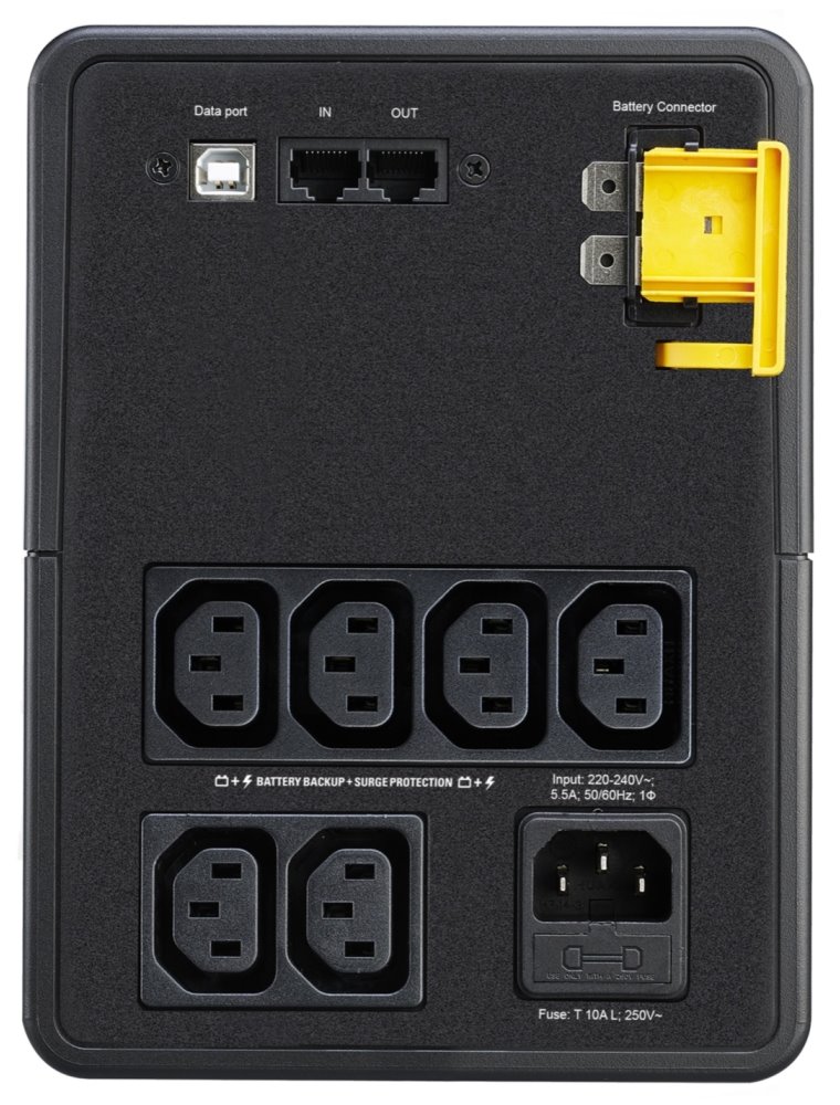 APC Back-UPS 1200VA (650W)/ AVR/ 230V/ 6x IEC zásuvka