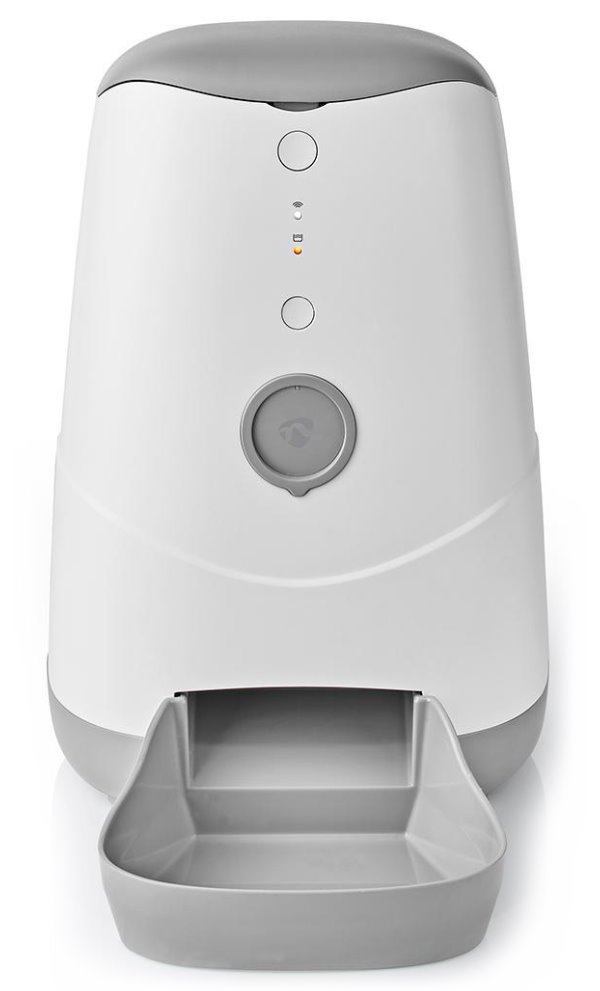 NEDIS Wi-Fi chytrý automat na krmivo pro domácí mazlíčky/ Android/ iOS/ Nedis® SmartLife/ bílo-šedý