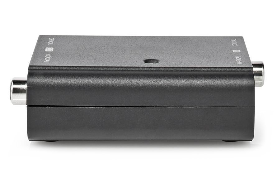 NEDIS digitální audio převodník/ 2cestný/ zásuvka RCA + zásuvka Toslink/ zásuvka RCA + zásuvka Toslink/ černý