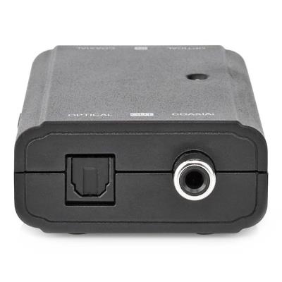 NEDIS digitální audio převodník/ 2cestný/ zásuvka RCA + zásuvka Toslink/ zásuvka RCA + zásuvka Toslink/ černý