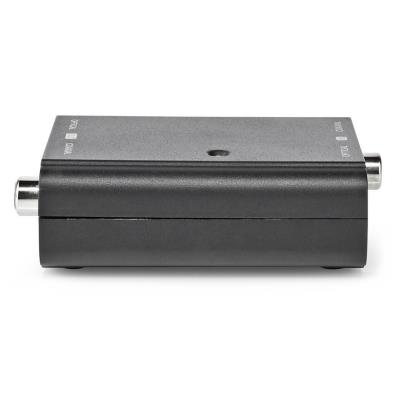 NEDIS digitální audio převodník/ 2cestný/ zásuvka RCA + zásuvka Toslink/ zásuvka RCA + zásuvka Toslink/ černý