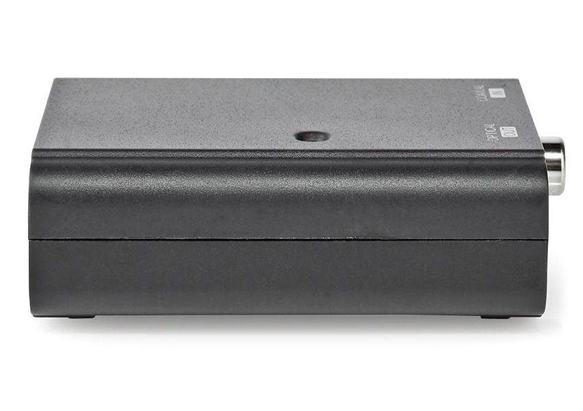 NEDIS digitální audio převodník/ 1cestný/ zásuvka RCA (SPDIF)/ zásuvka Toslink/ černý