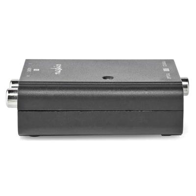 NEDIS převodník stereofonního zvuku na digitální/ 1cestný/ 2x zásuvka RCA (Stereo)/ zásuvka RCA + zásuvka Toslink/ černý