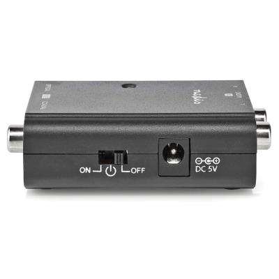 NEDIS převodník stereofonního zvuku na digitální/ 1cestný/ 2x zásuvka RCA (Stereo)/ zásuvka RCA + zásuvka Toslink/ černý