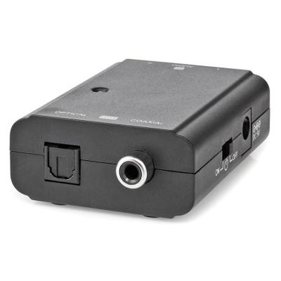 NEDIS převodník stereofonního zvuku na digitální/ 1cestný/ 2x zásuvka RCA (Stereo)/ zásuvka RCA + zásuvka Toslink/ černý
