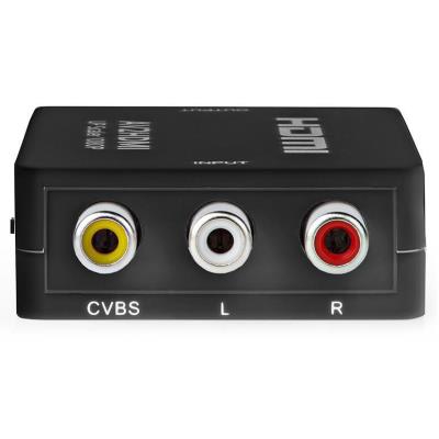 NEDIS převodník smíšeného videa na HDMI/ 3x RCA/ černý