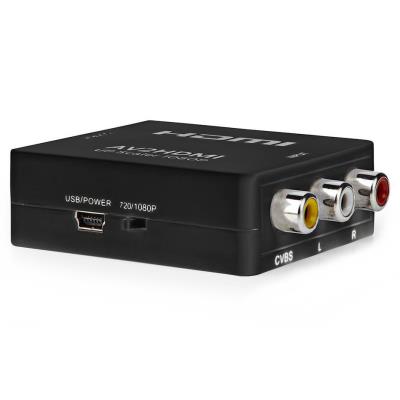 NEDIS převodník smíšeného videa na HDMI/ 3x RCA/ černý