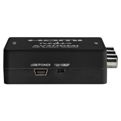 NEDIS převodník smíšeného videa na HDMI/ 3x RCA/ černý