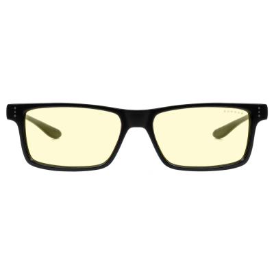 GUNNAR kancelářske/herní dioptrické brýle VERTEX READER ONYX * jantárová skla * BLF 65 * dioptrie +1.5