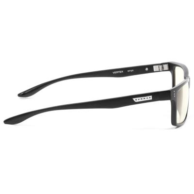 GUNNAR kancelářske/herní dioptrické brýle VERTEX READER ONYX * čírá skla * BLF 35 * dioptrie +2,5