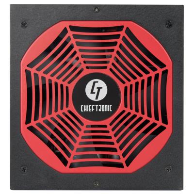 CHIEFTEC zdroj GPU-750FC / Chieftronic Series / 750W / 140mm fan / akt. PFC / modulární kabeláž / 80PLUS Gold