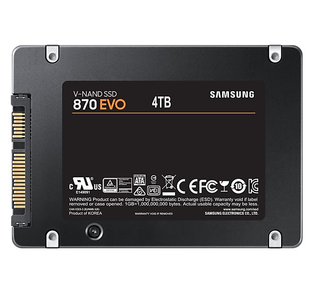 SAMSUNG 870 EVO 4TB / 2,5" / SATA III / Interní