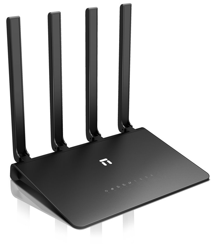 STONET by Netis N2 - Wi-Fi Router, AC 1200, 1x WAN, 4x LAN, 4x fixní anténa 5 dB, Full Gigabit porty