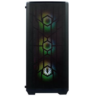 BitFenix skříň Nova Mesh SE TG ARGB / ATX / 4x120mm ARGB / USB 3.0 / tvrzené sklo / černá
