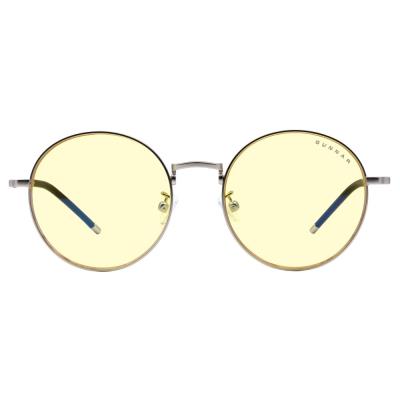 GUNNAR kancelářske/herní brýle ELLIPSE SILVER * jantárová skla * BLF 65 * GUNNAR focus