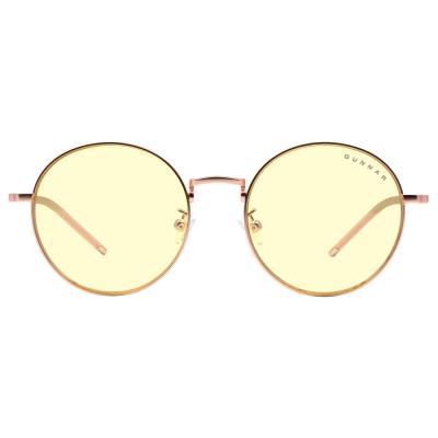 GUNNAR kancelářske/herní brýle ELLIPSE ROSE GOLD * jantárová skla * BLF 65 * GUNNAR focus