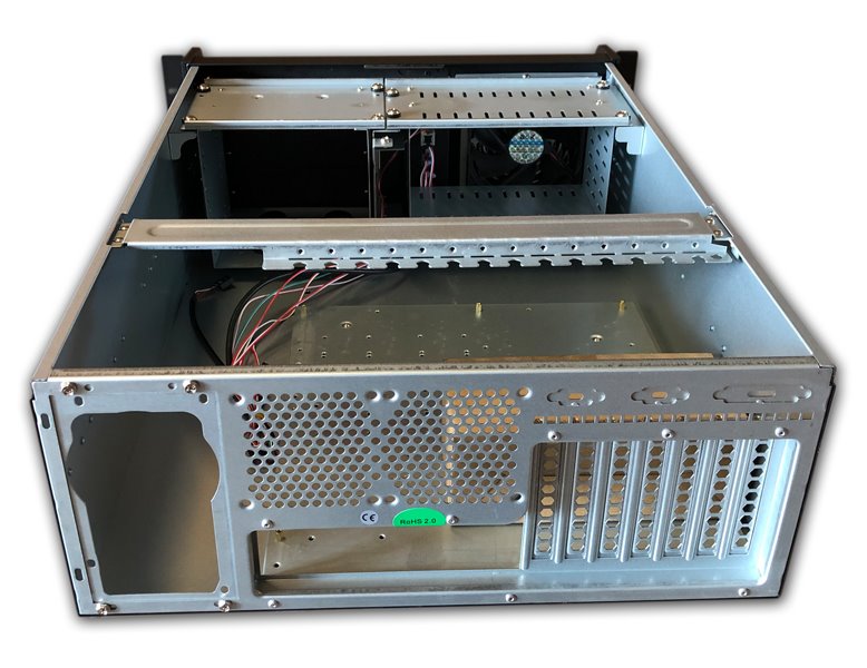DATACOM 19" Case IPC 4U/585mm  BK bez PSU