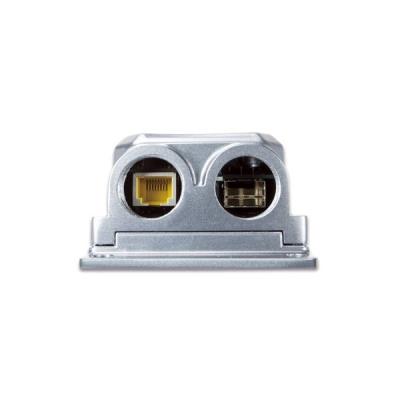 Planet IGTP-825AT konvertor RJ45/SFP, 1Gbps, PoE injektor 802.3at, -40 až 75 st.C, IP67, EFT+ESD, 24-56VDC
