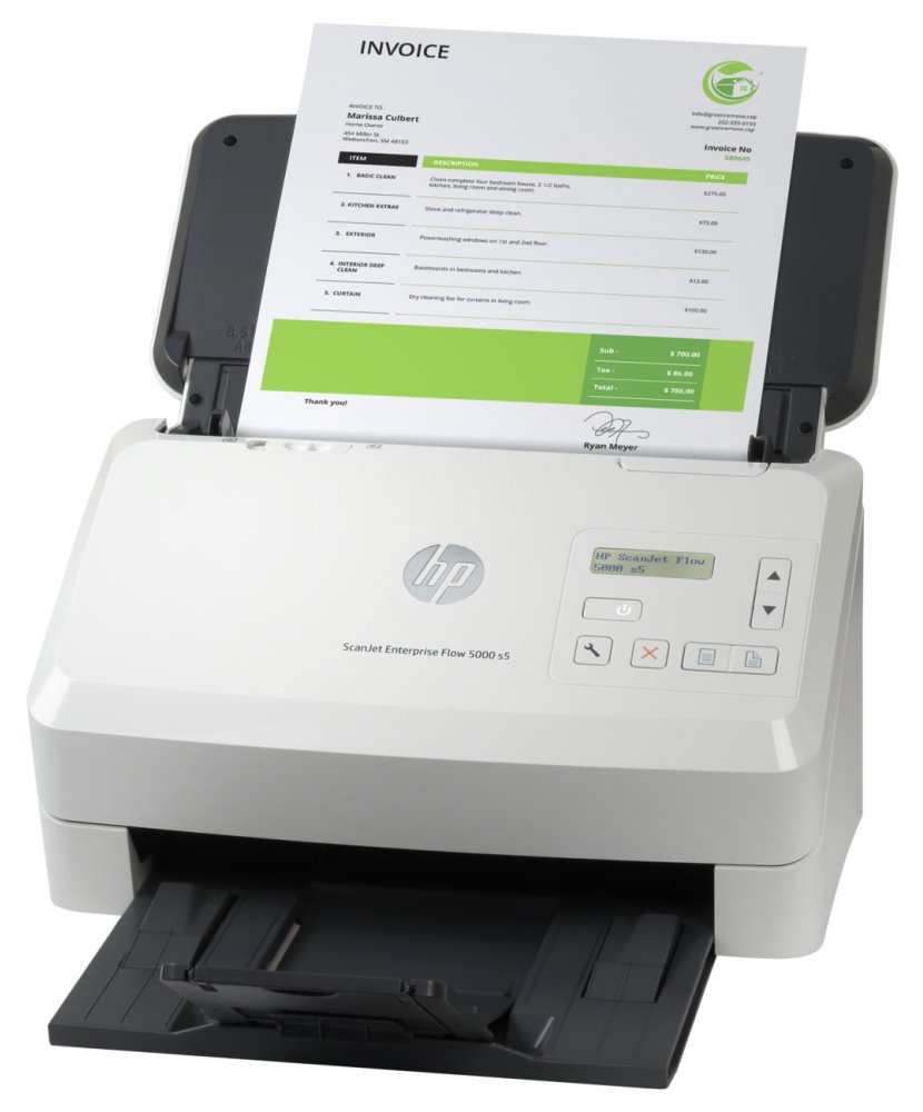 HP ScanJet Enterprise Flow 5000 s5/ A4/ 600x600dpi/ ADF/ USB
