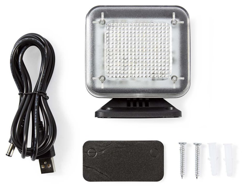 NEDIS atrapa TV/ integrovaný časovač/ vstup 5 VDC/ napájení přes USB/ černá