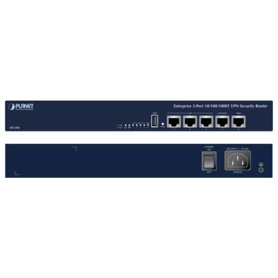 Planet VR-300 Enterprise router/firewall VPN/VLAN/QoS/HA/AP kontroler, 2xWAN(SD-WAN), 3xLAN