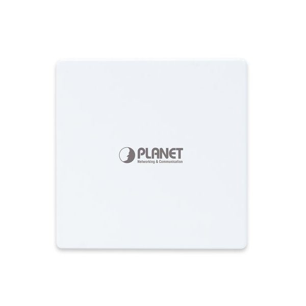 Planet WDAP-W1200E, AP 2,4/5GHz 802.11ac (1,2Gb/s), 4x 2dBi, 3x 1Gb, VLAN, multi-SSID, 128 klientů, PoE, montáž do stěny