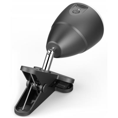 IMMAX LED lampička KLIP/ 5W/ 140lm/ 4000K/ DC 3,7V/ 5V/ IP20/ USB/ černá