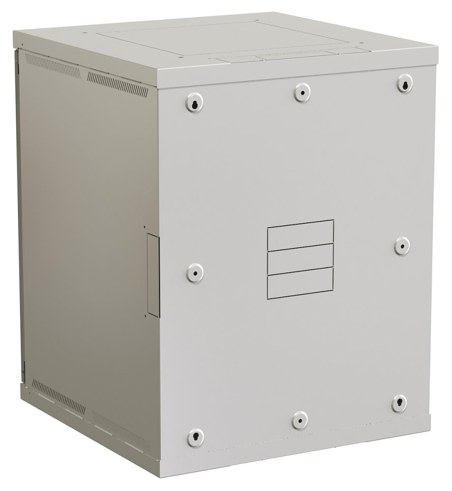 Solarix rozvaděč nástěnný SENSA 15U 600mm, šedá RAL 7035, SENSA-15U-66-11-G