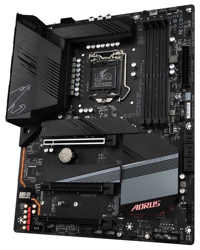 GIGABYTE B560 AORUS PRO AX / Intel B560 / LGA1200 / 4x DDR4 / 3x M.2 / HDMI / DP / USB-C / WiFi / ATX