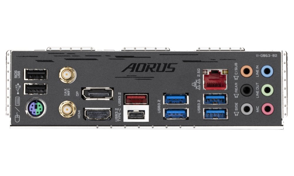 GIGABYTE B560 AORUS PRO AX / Intel B560 / LGA1200 / 4x DDR4 / 3x M.2 / HDMI / DP / USB-C / WiFi / ATX