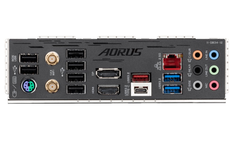 GIGABYTE B560M AORUS PRO AX / Intel B560 / LGA1200 / 4x DDR4 / 2x M.2 / HDMI / DP / USB-C / WiFi / mATX