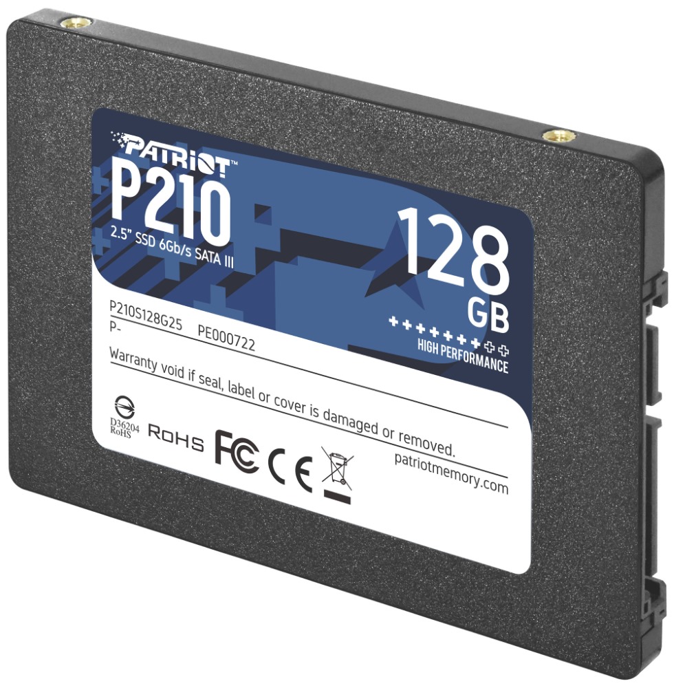 PATRIOT P210 128GB SSD / 2,5" / Interní / SATA 6GB/s / 7mm