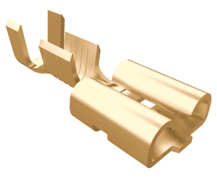 Solarmi instalační konektor Faston F2 6,3mm pro baterie