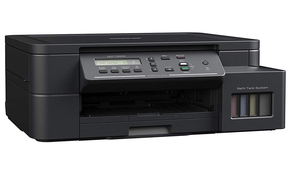 BROTHER inkoust DCP-T520W / A4/ 17/9,5ipm/ 128MB/ 6000x1200/ copy+scan+print/ USB 2.0 / wifi /ink tank system