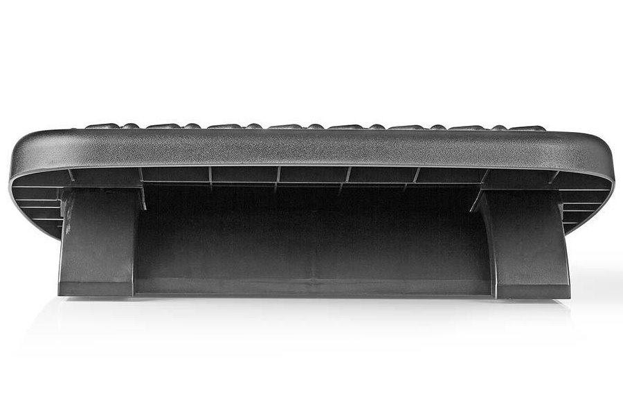 POŠKOZENÝ OBAL - NEDIS ergonomická podnožka/ nastavitelné úhly/ plastová/ černá