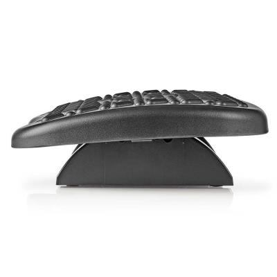 POŠKOZENÝ OBAL - NEDIS ergonomická podnožka/ nastavitelné úhly/ plastová/ černá