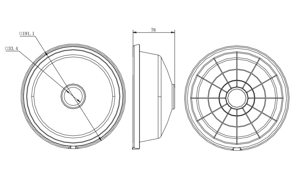 HiLook Powered by HIKVISION/ HIA-P101/ Rain shade