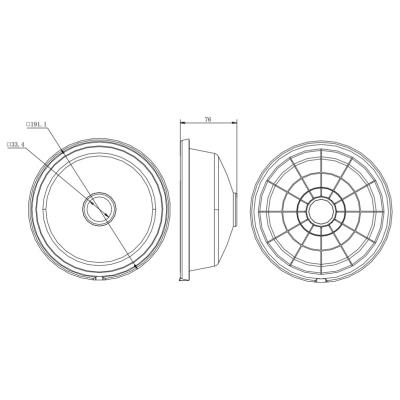 HiLook Powered by HIKVISION/ HIA-P101/ Rain shade